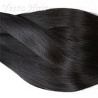 प्राकृतिक रंग सीधे भारतीय बाल एक्सटेंशन, नरम और चमक के साथ ग्रेड 7A वर्जिन बाल