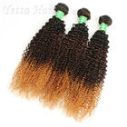 भारतीय लंबी मिश्रित रंग ग्रेड 7A वर्जिन बाल काले महिला के लिए