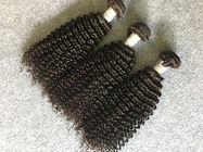 ग्रेड 8 ए वर्जिन पेरू मानव बाल बुनाई / गांठदार घुंघराले बाल एक्सटेंशन