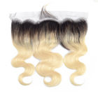 एनरोपियन वर्जिन मानव बाल एक्सटेंशन 13 एक्स 6 फीता ललाट 1 बी / 613 रंग