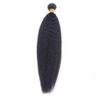 काली महिलाओं के लिए चिकनी 8 इंच पेरू किंकी सीधे बाल बुन