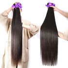 काले महिलाओं के लिए 40 इंच रेशमी सीधे भारतीय प्राकृतिक बाल एक्सटेंशन