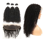 प्राकृतिक रंग किंकी घुंघराले बाल एक्सटेंशन काले बालों वाली महिलाओं के लिए मानव बाल