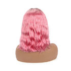 डबल कपड़ा 13 X 4.5 लहर फीता सामने मानव बाल विग 1 बी / गुलाबी रंग