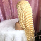 डीप वेव 100% पेरू ओम्ब्रे मानव बाल एक्सटेंशन 613 # गोरा रंग लेडी के लिए