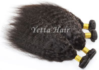 काले महिलाओं के लिए फैशनेबल किंकी सीधे पेरू मानव बाल बुन