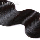 ग्रेड 7 ए प्राकृतिक रंग 100 भारतीय मानव बाल शरीर की लहर के साथ बुनते हैं