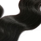 शरीर की लहर पेरू मानव बाल बुनाई मानव बाल एक्सटेंशन 3 बंडल 100 जी / पीसी