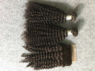 स्वस्थ प्राकृतिक काले 100 वर्जिन पेरू के बाल नरम और बंद के साथ चिकना