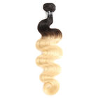 100% पेरू ओम्ब्रे मानव बाल एक्सटेंशन 1 बी / 613 गोरा रंग