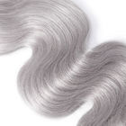 उछालभरी 1 बी / ग्रे ओम्ब्रे हेयर एक्सटेंशन महिलाओं के लिए 100 वास्तविक मानव बाल
