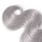 उछालभरी 1 बी / ग्रे ओम्ब्रे हेयर एक्सटेंशन महिलाओं के लिए 100 वास्तविक मानव बाल